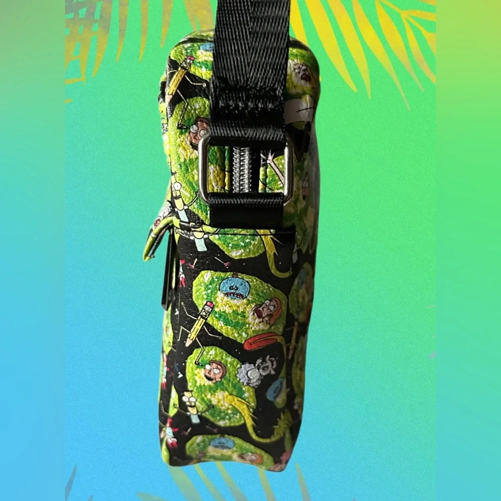 Rick and Morty (Adult Swim) by Buckle-Down Crossbody/Shoulder Bag  NWT - Picture 6 of 13